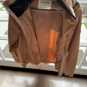 Twenty Women's Tan Fashionable and lightweight high end rain jacket